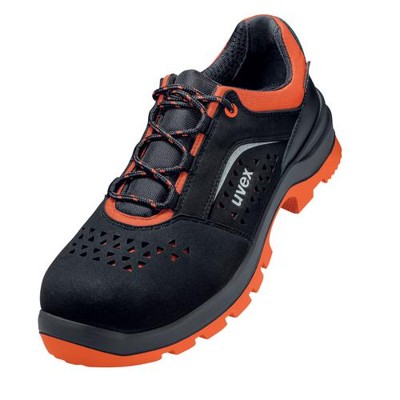 Produktbild von uvex - 2 xenova® Halbschuhe S1 95058 schwarz/rot, Weite 11, Größe 41