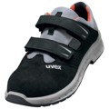 Produktbild von uvex - 2 trend Sandalen S1P 69062 schwarz/grau/rot, Weite 11, Größe 47