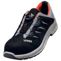 Produktbild von uvex - 2 trend Halbschuhe S1P 69082 schwarz/grau/rot, Weite 11, Größe 50