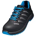 Produktbild von uvex - 2 trend Halbschuhe S2 69347 schwarz/blau, Weite 10, Größe 36