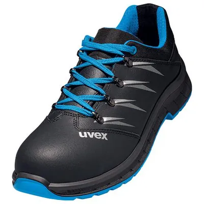 Produktbild von uvex - 2 trend Halbschuhe S2 69347 schwarz/blau, Weite 10, Größe 36