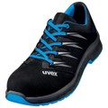 Produktbild von uvex - 2 trend Halbschuhe S1 69377 schwarz/blau, Weite 10, Größe 51