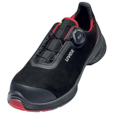 Uvex 1 G2 Halbschuhe S3 68401 Schwarz/rot, Weite 10, Größe 42
