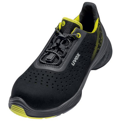 Uvex 1 G2 Halbschuhe S1 68437 Schwarz/gelb, Weite 10, Größe 44