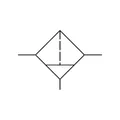 Produktbild von RIEGLER - Filter »GA«, PC-Beh., Schutzkorb, 5 µm, BG 300, G 3/8, Ablass: HA (GA