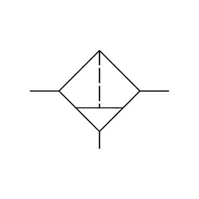 Produktbild von RIEGLER - Filter »GA«, PC-Beh., Schutzkorb, 5 µm, BG 300, G 3/8, Ablass: HA (GA