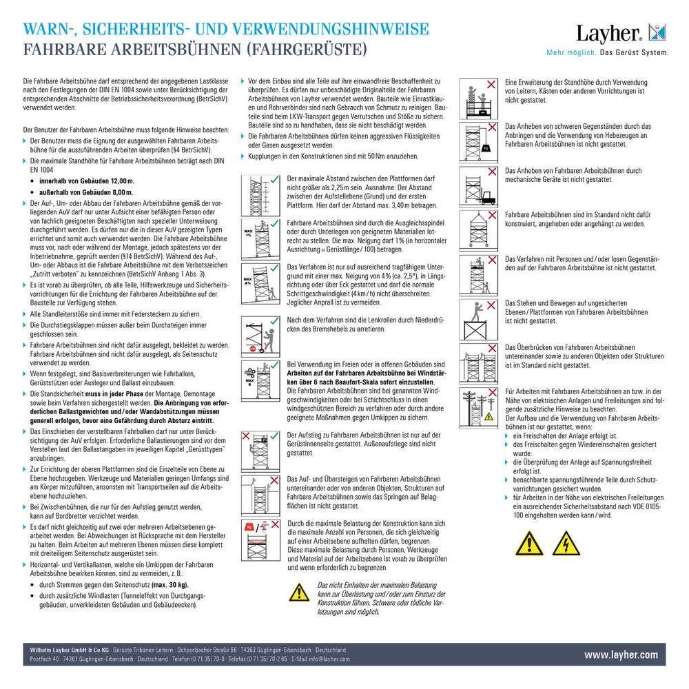 Layher® Fahrgerüst Zifa P2 Typ: 1406200 | SH: 0,86 m / AH: 2,86 m Produktbild img4 L