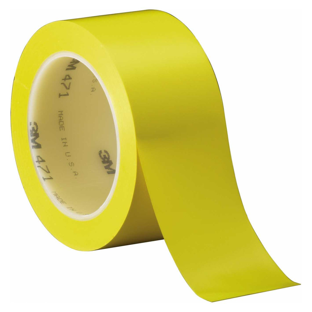 3M™ Weich-PVC-Klebeband 471F 50mm x 3gelb Produktbild img1 L